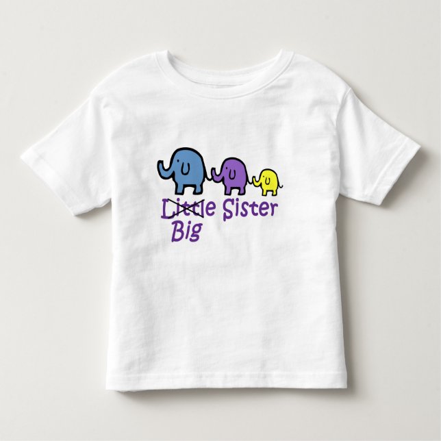 Big Sister Toddler T-shirt (Front)