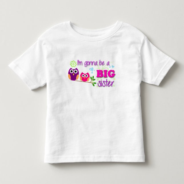 Big sister toddler tee! t-shirt (Front)