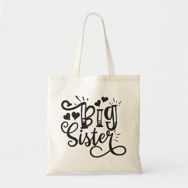 Big Sister Tote Bag (Front)