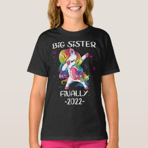 big sister unicorn Finally 2022 T-Shirt