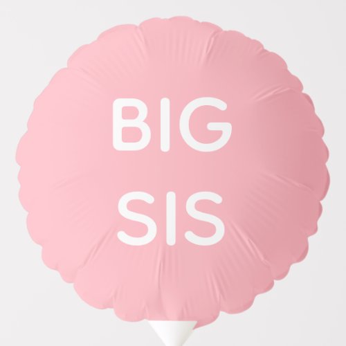 Big Sister Valentines Pregnancy Announcement  Balloon