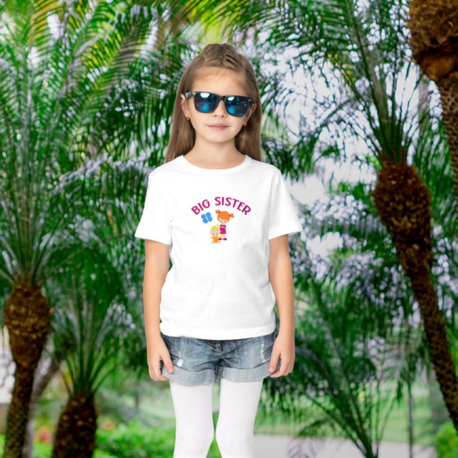 Big Sister with Baby Sister Personalized T-Shirt (Creator Uploaded)