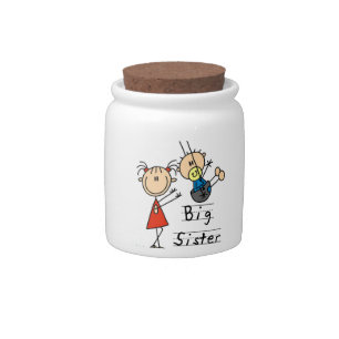 Big Sister with Little Brother Gifts Candy Jar