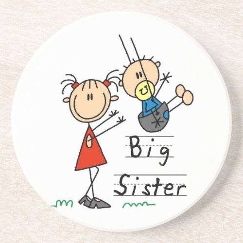 Big Sister with Little Brother Gifts Coaster