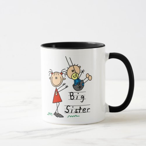 Big Sister with Little Brother Tshirts and Gifts Mug