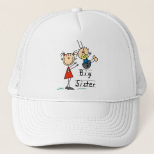 Big Sister with Little Brother Tshirts and Gifts Trucker Hat