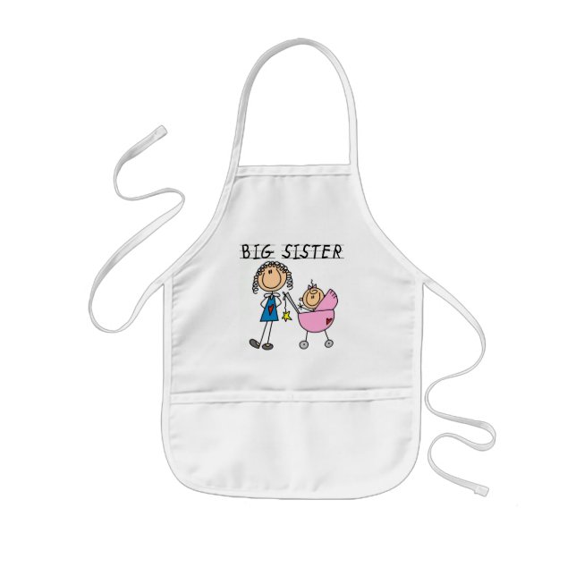 Big Sister With Little Sister T-shirts and Gifts Kids' Apron (Front)