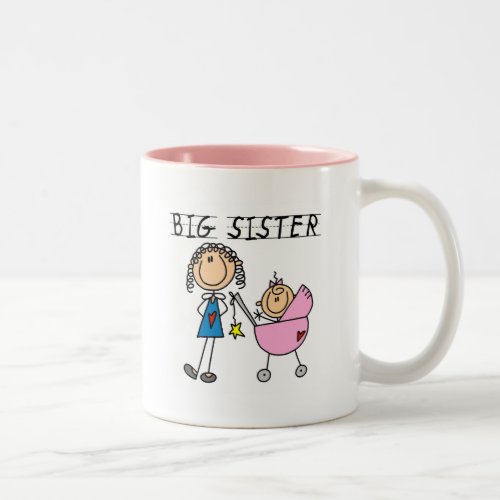 Big Sister With Little Sister T_shirts and Gifts Two_Tone Coffee Mug