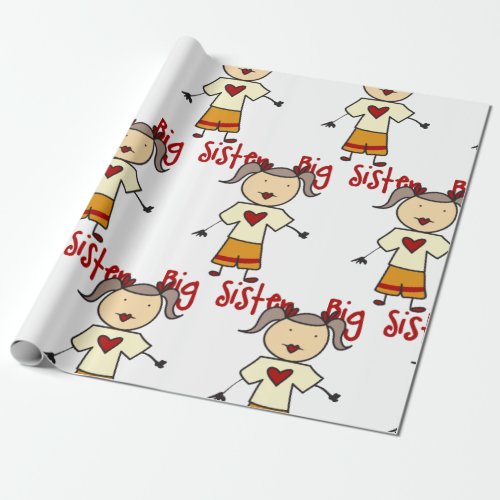 Big Sister Wrapping Paper