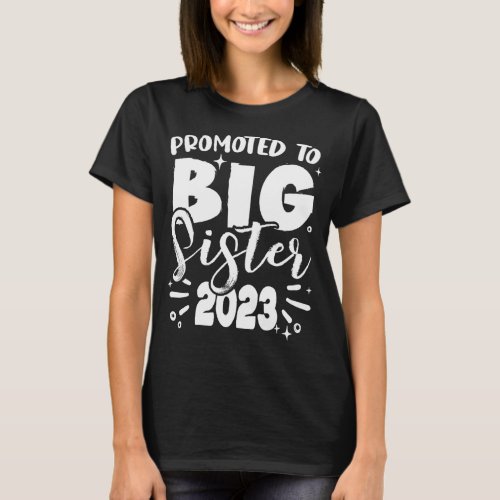 Big Sisters 2023 Kids Boys Toddler Pregnancy Annou T_Shirt