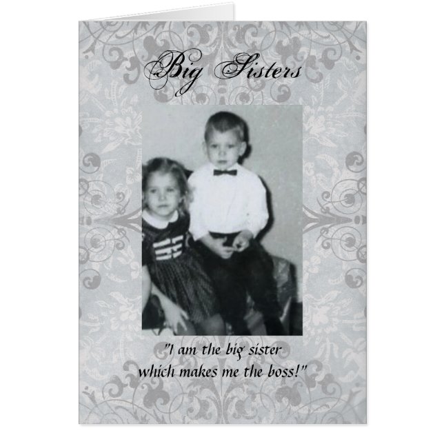 "Big Sisters and Little Brothers" Cards (Front)