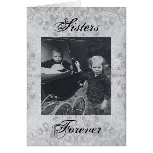 "Big Sisters" Crab Grass of Life!- Can Personalize Cards