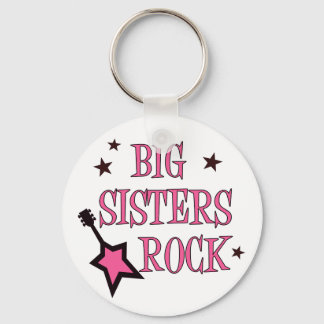 Big Sisters Rock Keychain
