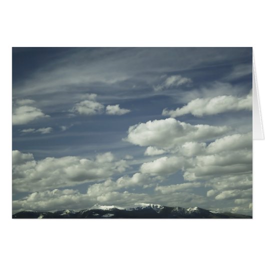 Big Sky, Butte, Montana Card (Front Horizontal)