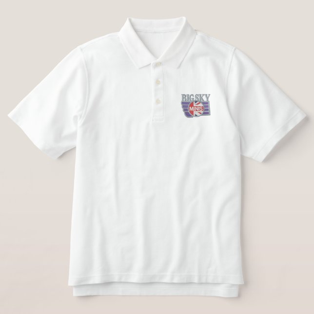 Big Sky MINIS Men's Polo (Design Front)