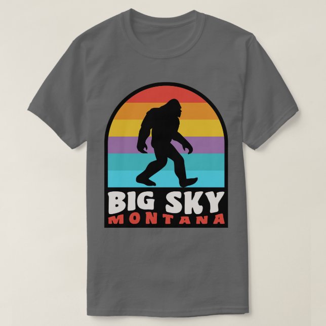 Big Sky Montana Blue Ridge Mountains T-Shirt (Design Front)