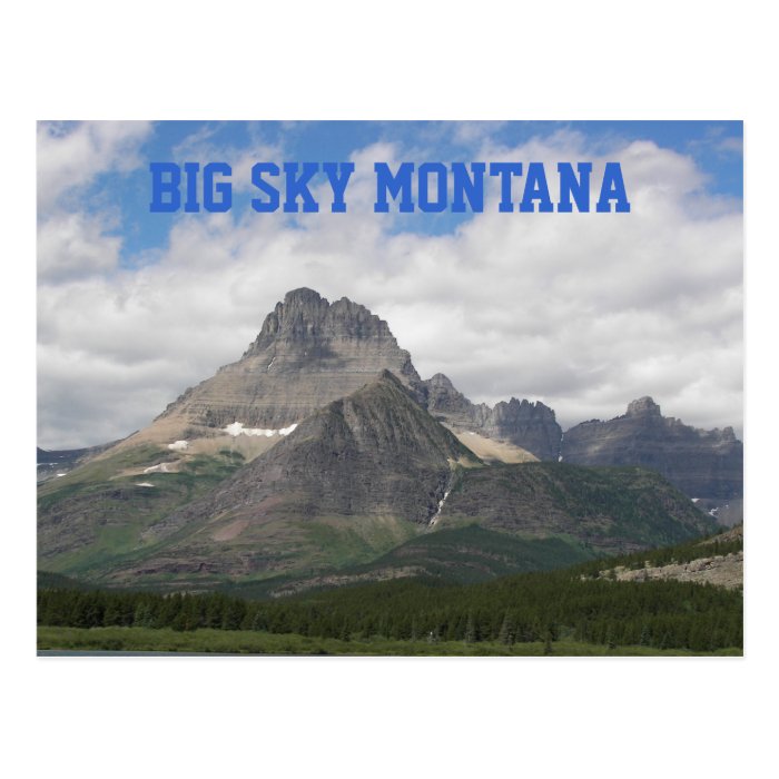 Big Sky Montana Post Card