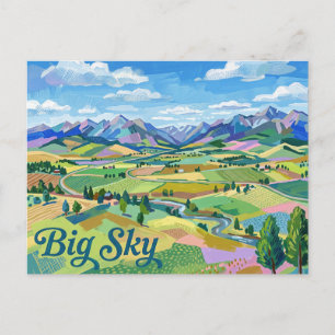 Big Sky Montana Postcard