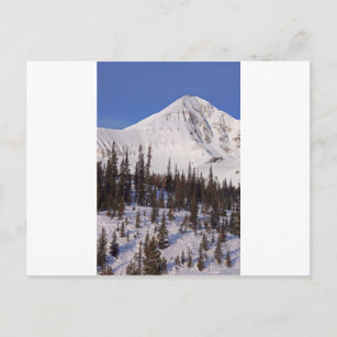 Big Sky Montana skiing and snowboarding resort Postcard
