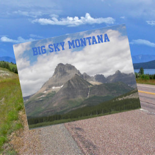 Big Sky Montana Travel Photo Postcard