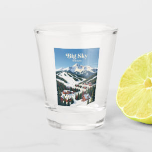 Big Sky Montana, USA Shot Glass