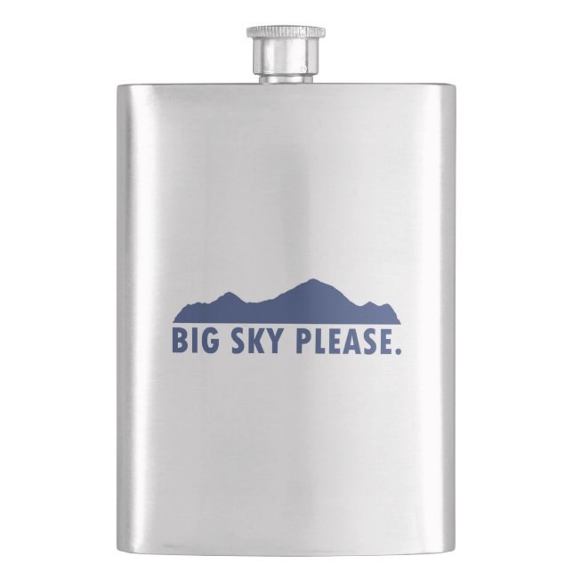 Big Sky Please Flask (Front)