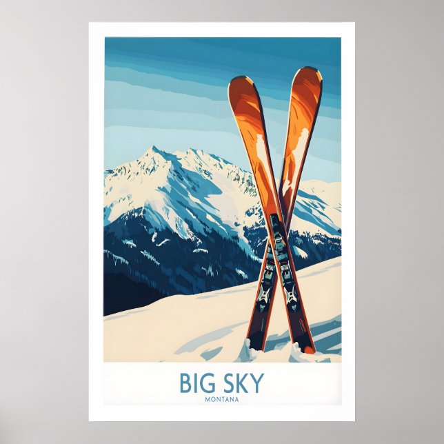 Big Sky Poster Montana 1 (Front)