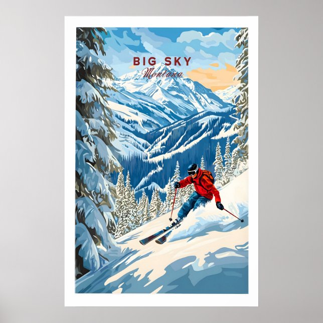Big Sky Ski Print 1 (Front)