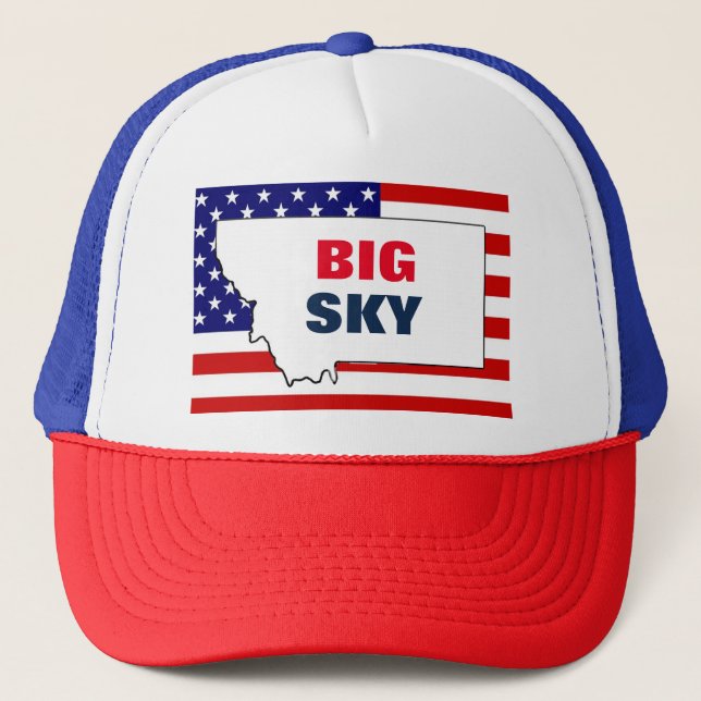 BIG SKY TRUCKER HAT (Front)