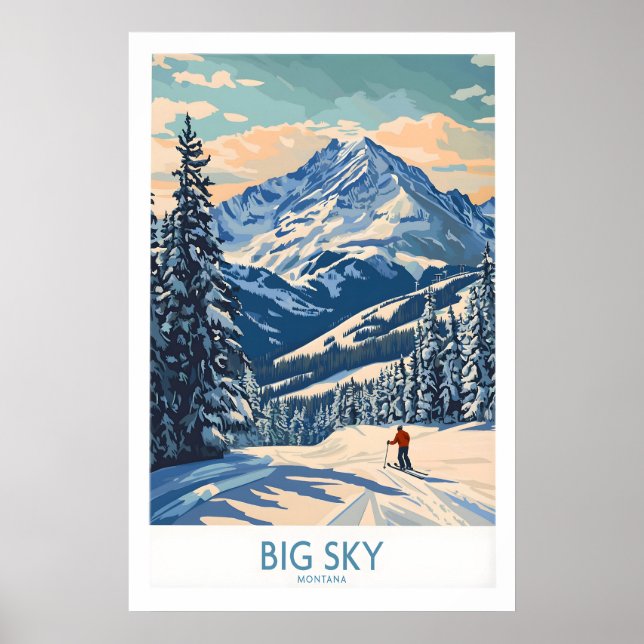 Big Sky Wall Art Print 1 (Front)