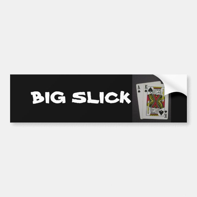 Big Slick Bumper Sticker (Front)