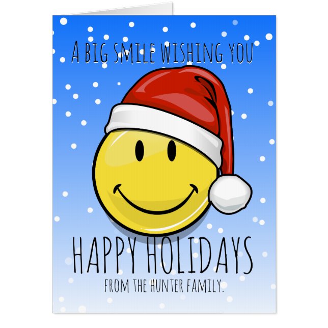 Big Smile for Christmas Card (Front)
