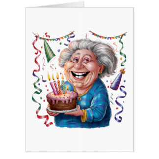 Big Smile Granny Birthday Card