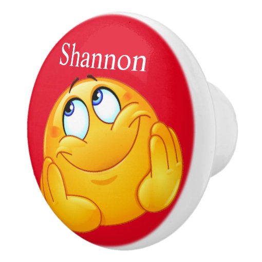 Big Smile Happy Face Drawer Knob Srf Zazzle