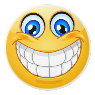 Big Smile Happy Face Drawer Knob - SRF