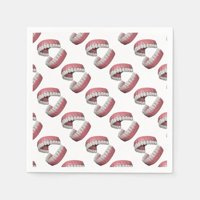 big smile teeth napkins (Front)