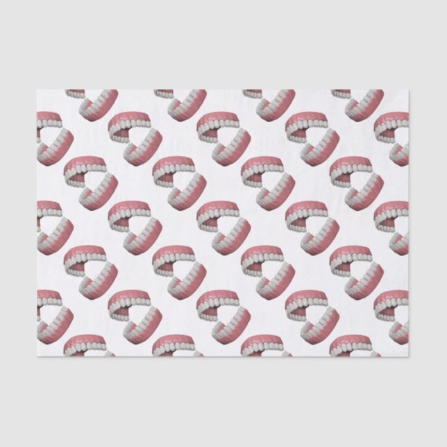 big smile teeth tissue paper (Front)