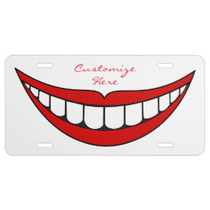 Big Smile Thunder_Cove License Plate