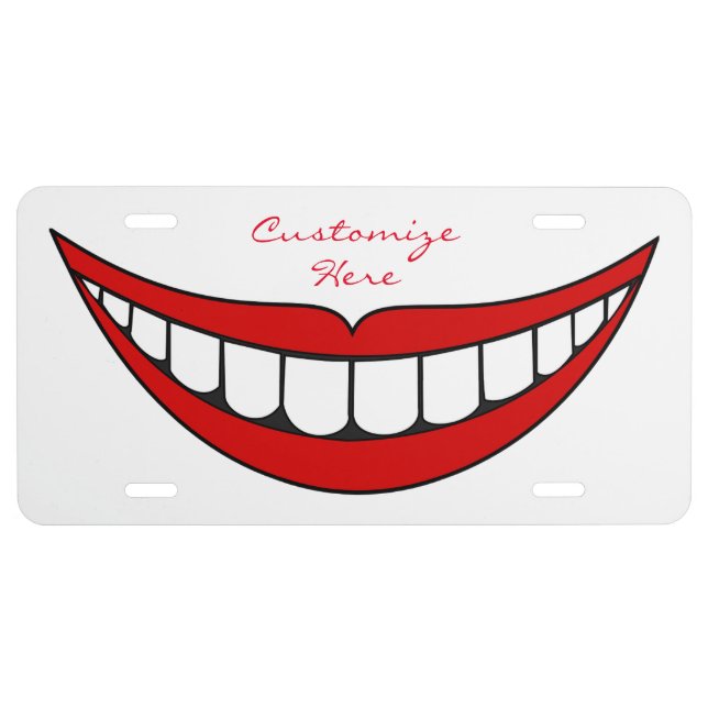 Big Smile Thunder_Cove License Plate (Front)