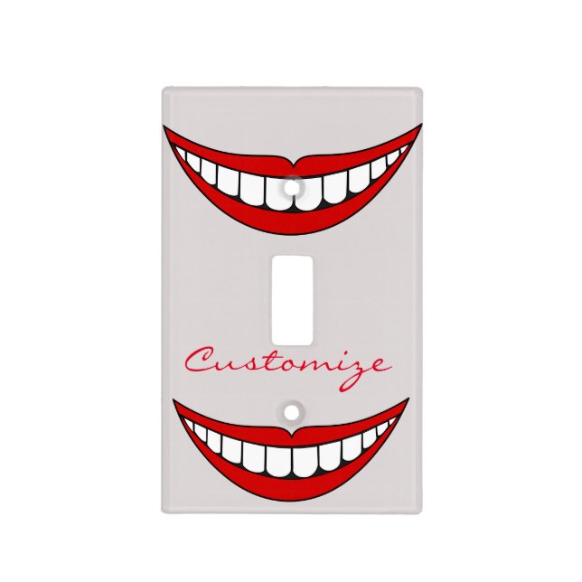 Big Smile Thunder_Cove Light Switch Cover (Front)