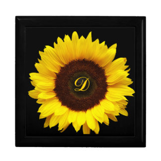 Big Smile/Yellow Sunflower Jewelry Box