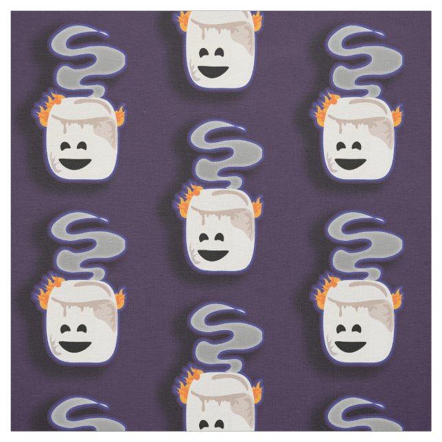 Big Smoky Smore Marshmallow Fabric (Swatch)