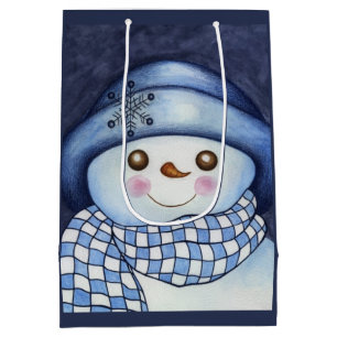 Big Snowman Gift Bag