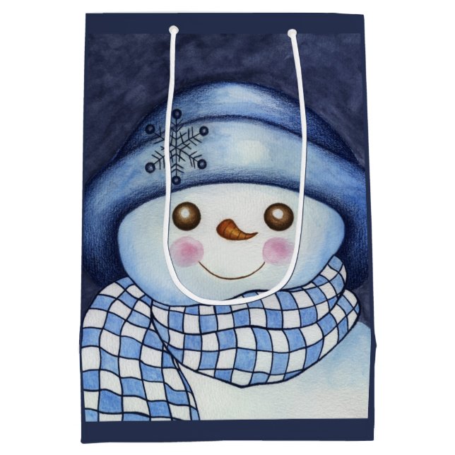 Big Snowman Gift Bag (Back)