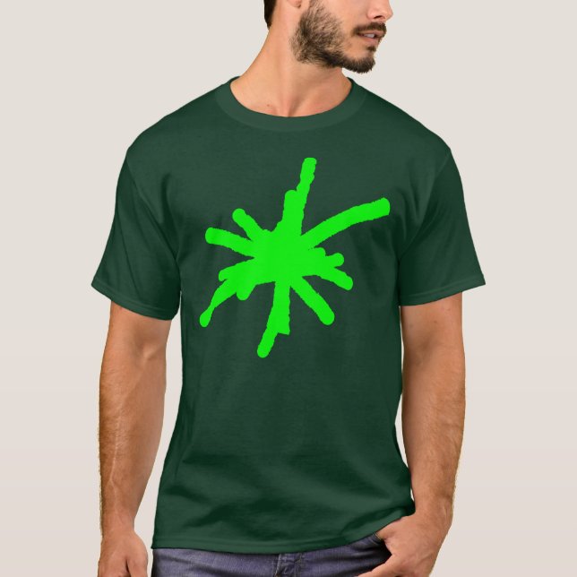 Big Spark - Green on Dark T-Shirt (Front)