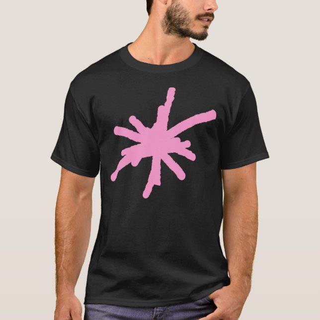 Big Spark - Pink on Dark T-Shirt (Front)