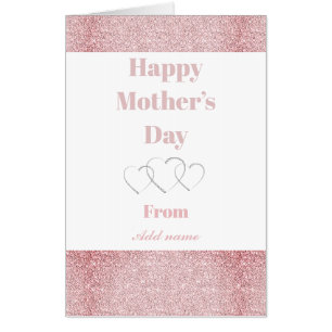 Big special personalised mother’s day card