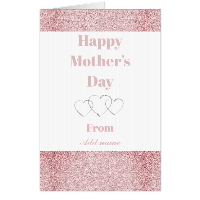 Big special personalised mother’s day card (Front)