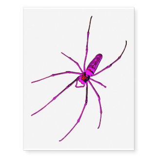 Big Spider Temporary Tattoos