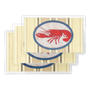Big Spiny Rock Lobster Acrylic Tray